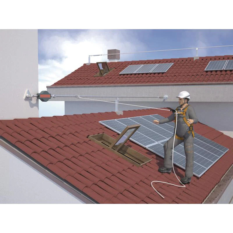 DELTAPLUS ELARA170 - "ROOF" FALL ARRESTER SET: HAR12 + AN063/20 + AM002 + 1 STORAGE BAG