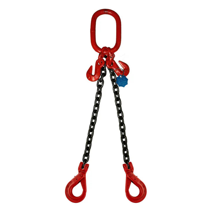 Two Leg 8MM Chain Slings with Safety Hook