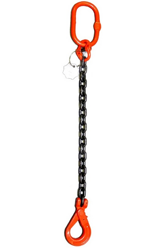 Single Leg 13MM Chain Slings with Safety Hook