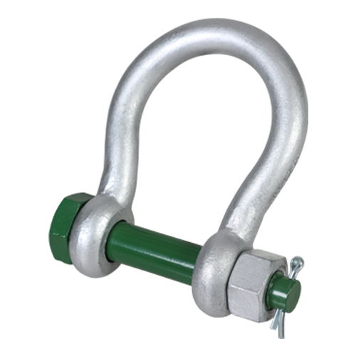 Wider Mouth Bow Shackle with Safety Bolt