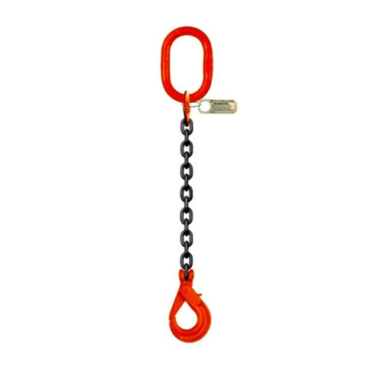 Single Leg 8MM Chain Slings with Safety Hook