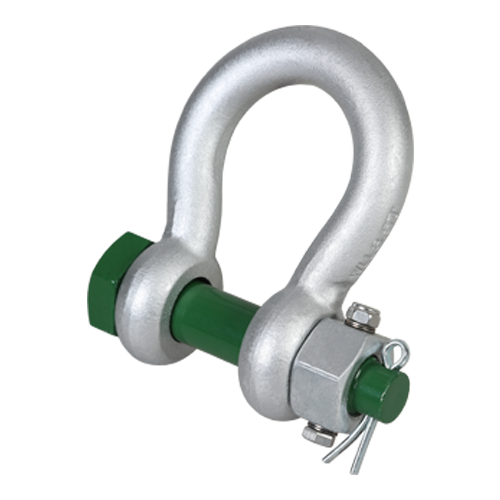 Wider Mouth Bow Shackle with Safety Bolt